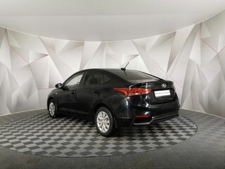 2017 Hyundai Solaris II, чёрный, 1190000 рублей, вид 4