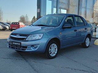 2015 Lada (ВАЗ) Granta I, голубой, 449000 рублей, вид 1