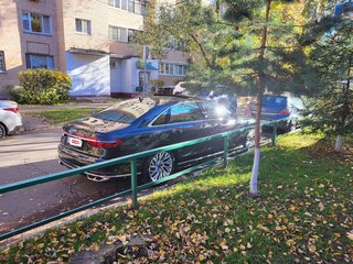 2018 Audi A8 Long 55 TFSI IV (D5), серый, 3390000 рублей, вид 2