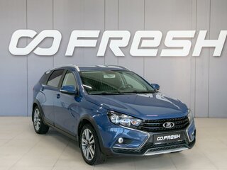 2018 Lada (ВАЗ) Vesta SW I, синий, 920000 рублей, вид 1