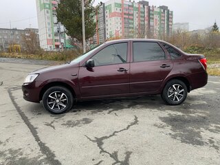 2013 Lada (ВАЗ) Granta I, пурпурный, 327000 рублей, вид 4
