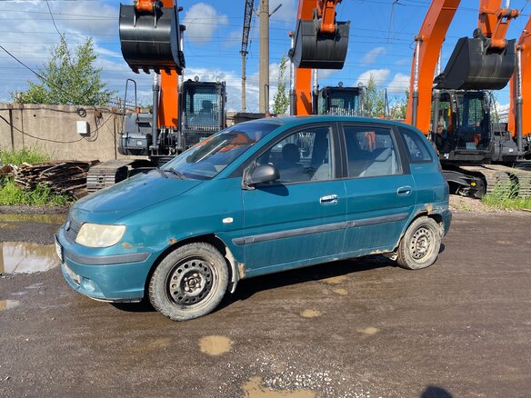 2005 Hyundai Matrix I Рестайлинг, зелёный, 140000 рублей