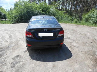 2014 Hyundai Solaris I, чёрный, 790000 рублей, вид 4