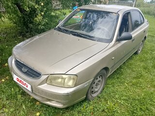 2006 Hyundai Accent ТагАЗ II, бежевый, 220000 рублей, вид 2