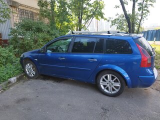 2008 Renault Megane II Рестайлинг, синий, 430000 рублей, вид 4