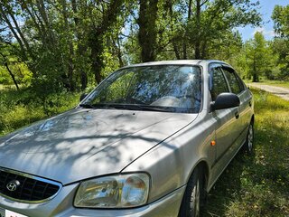2005 Hyundai Accent ТагАЗ II, серебристый, 600000 рублей, вид 2