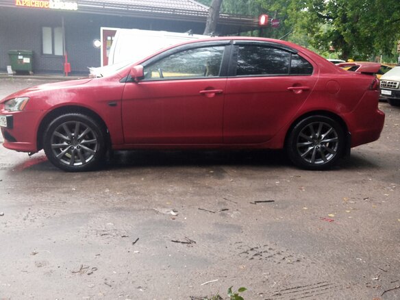 2008 Mitsubishi Lancer X, красный, 599999 рублей - вид 7
