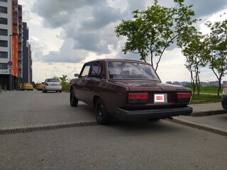 2011 Lada (ВАЗ) 2107, пурпурный, 150000 рублей, вид 5