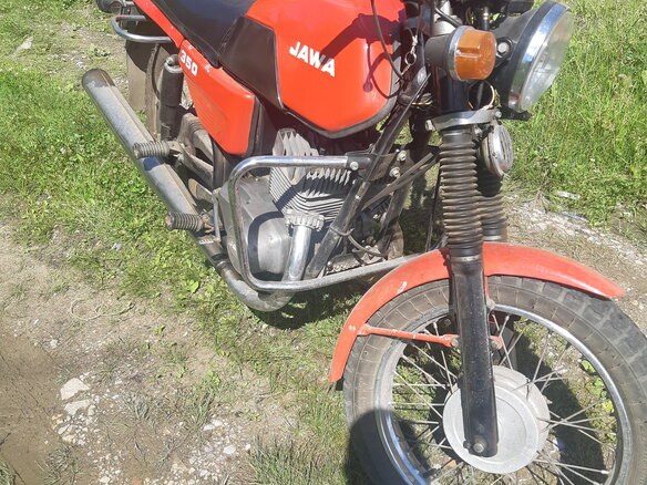 1990 Jawa 350/638, красный, 220000 рублей