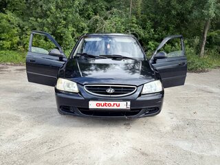 2008 Hyundai Accent ТагАЗ II, чёрный, 150000 рублей, вид 1