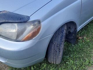 2001 Toyota Platz, серый, 450000 рублей, вид 5