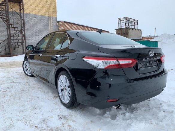 2018 Toyota Camry VIII (XV70), чёрный - вид 4