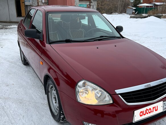 2008 Lada (ВАЗ) Priora I, красный, 400000 рублей - вид 1