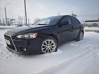 2013 Mitsubishi Lancer X Рестайлинг, чёрный, 750000 рублей, вид 1
