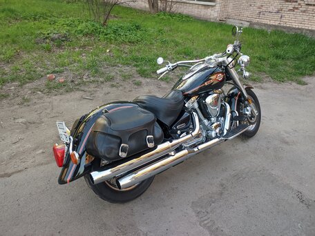 2003 Yamaha XV 1600 Road Star, чёрный, 630000 рублей, вид 4