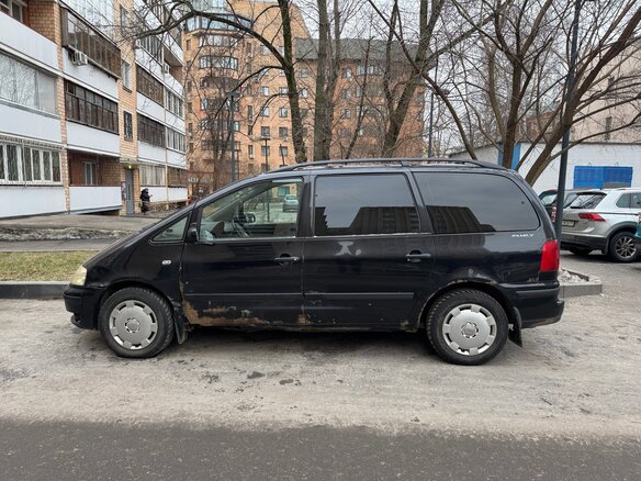 2001 Volkswagen Sharan I Рестайлинг, чёрный, 290000 рублей - вид 6