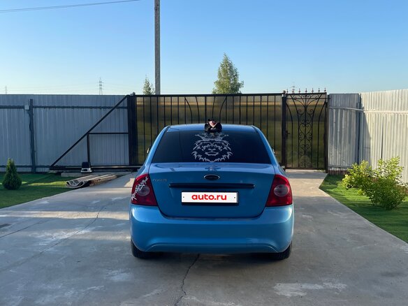 2008 Ford Focus II Рестайлинг, синий, 460000 рублей - вид 4