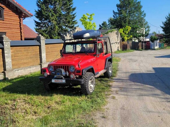 1997 Jeep Wrangler II (TJ), пурпурный, 1800000 рублей - вид 12