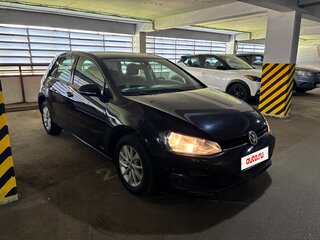 2013 Volkswagen Golf VII, чёрный, 1300000 рублей, вид 3