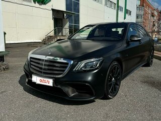 2019 Mercedes-Benz S-Класс AMG 63 AMG Long III (W222, C217) Рестайлинг, чёрный, 9990000 рублей, вид 1