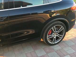 2011 Porsche Cayenne Turbo II (958), чёрный, 2500000 рублей, вид 2