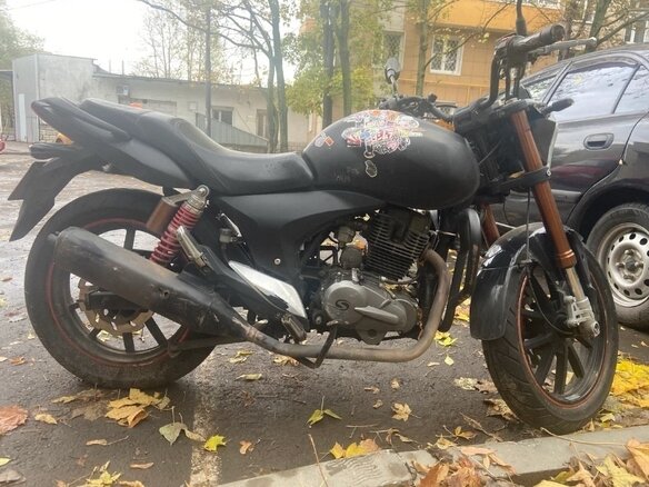 2011 Stels Flame 200, чёрный, 70000 рублей - вид 3