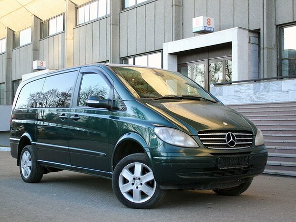 2008 Mercedes-Benz Viano L1 I (W639), зелёный