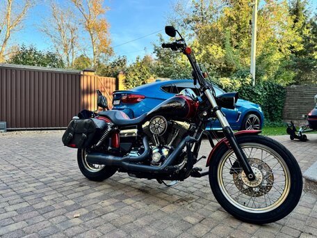 2013 Harley-Davidson Dyna Super Glide, красный, 1300000 рублей, вид 5