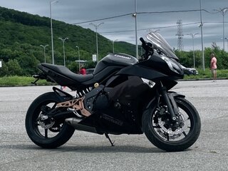 2011 Kawasaki ER-4F (Ninja 400R), чёрный, 380000 рублей, вид 1