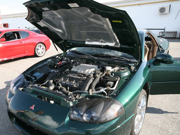 1999 Mitsubishi 3000 GT II, зелёный - вид 8