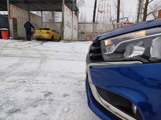 2021 Lada (ВАЗ) Vesta SW I, синий, 1200000 рублей, вид 4