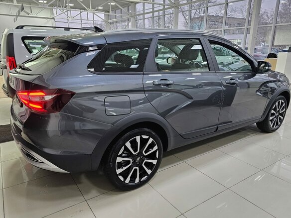 2026 Lada (ВАЗ) Vesta SW Cross I Рестайлинг (NG), серебристый - вид 4