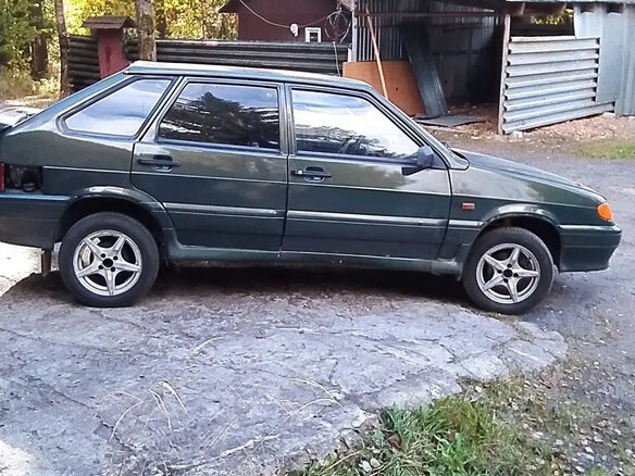 2007 Lada (ВАЗ) 2114, зелёный, 175000 рублей - вид 2