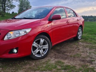 2008 Toyota Corolla X (E140, E150), красный, 580000 рублей, вид 2