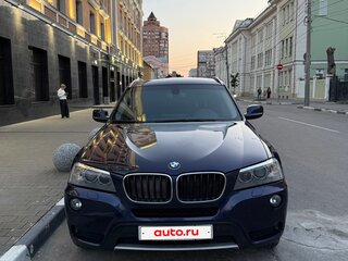 2012 BMW X3 28i xDrive II (F25), синий, 1700000 рублей, вид 4