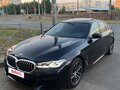 2021 BMW 5 серии 520i VII (G30/G31/G38) Рестайлинг, синий, 4300000 рублей