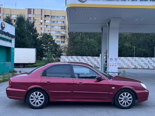 2004 Hyundai Sonata IV (EF) Рестайлинг, красный, 265000 рублей, вид 4