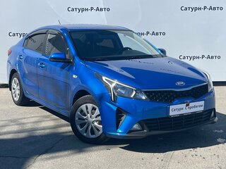 2021 Kia Rio IV Рестайлинг, синий, 1750000 рублей, вид 3