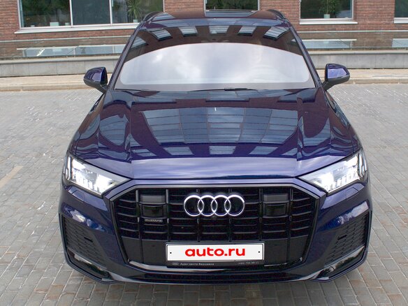 2020 Audi Q7 45 TDI II (4M) Рестайлинг, синий, 7990000 рублей - вид 4