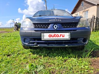 2003 Renault Symbol I Рестайлинг, синий, 145000 рублей, вид 1