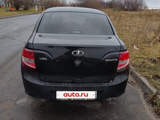 2015 Lada (ВАЗ) Granta I, чёрный, 120000 рублей, вид 3