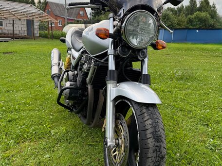 2002 Honda CB 400F, серебристый, 350000 рублей, вид 4