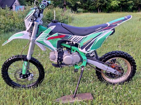 2023 BSE MX 125, зелёный, 70000 рублей, вид 2