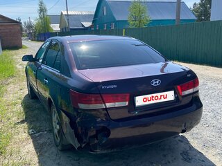 2007 Hyundai Sonata V (NF), чёрный, 550000 рублей, вид 2