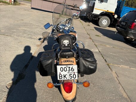 2005 Yamaha XVS650 Drag Star, бежевый, 350000 рублей, вид 2