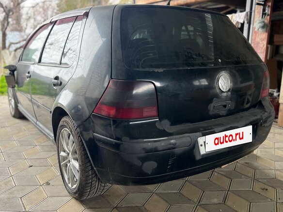 1998 Volkswagen Golf IV, чёрный, 160000 рублей - вид 8