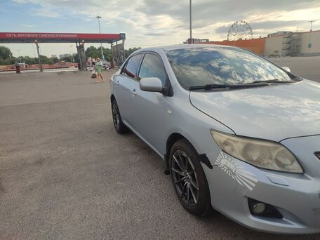 2007 Toyota Corolla X (E140, E150), голубой, 650000 рублей, вид 1