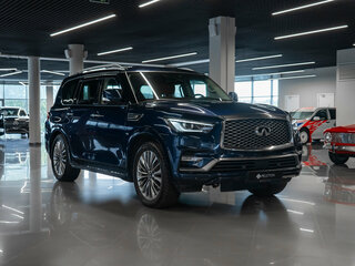 2019 Infiniti QX80 I Рестайлинг 2, синий, 4450000 рублей, вид 2