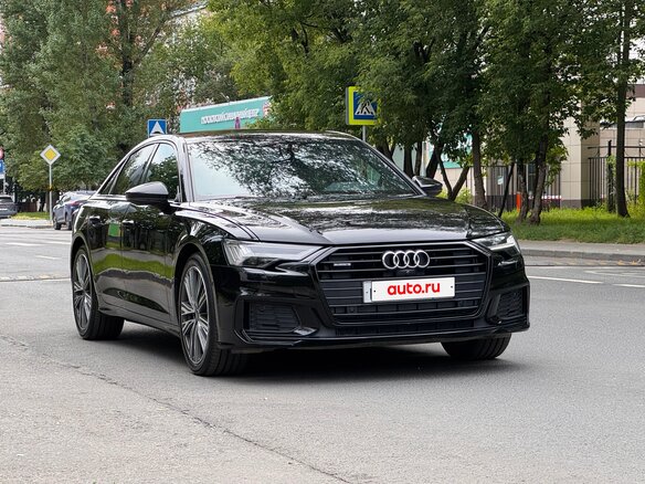 2021 Audi A6 45 TFSI V (C8), чёрный - вид 6