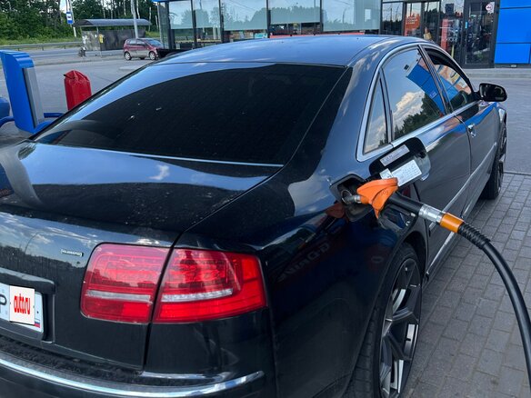 2006 Audi A8 II (D3) Рестайлинг, чёрный - вид 8